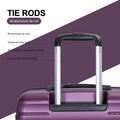 Tripcomp Hardside Luggage Set 3 - Piece Set (21/25/29) Lightweight Suitcase 4 - Wheeled Suitcase Set(Purple)