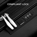 9 Piece Luggage Sets, Hard 20 24 28 in Luggage with 6 Pieces Organize Bags Travel Suitcases Sets with Wheels, Rosé