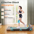 Walking Pad 2 in 1 Under Desk Treadmill, 2.5HP Low Noise Walking Pad Running Jogging Machine with Remote Control for Home Office, Lightweight Portable Desk Treadmill Installation Free