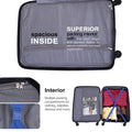 Tripcomp Hardside Luggage Set 3 - Piece Set (21/25/29) Lightweight Suitcase 4 - Wheeled Suitcase Set(Purple)