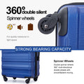Tripcomp Hardside Luggage Set 3 - Piece Set (21/25/29) Lightweight Suitcase 4 - Wheeled Suitcase Set(Purple)