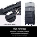 Tripcomp Hardside Luggage Set 3 - Piece Set (21/25/29) Lightweight Suitcase 4 - Wheeled Suitcase Set(Purple)