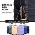 Tripcomp Hardside Luggage Set 3 - Piece Set (21/25/29) Lightweight Suitcase 4 - Wheeled Suitcase Set(Purple)