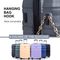 Tripcomp Hardside Luggage Set 3 - Piece Set (21/25/29) Lightweight Suitcase 4 - Wheeled Suitcase Set(Purple)