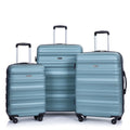 Tripcomp Hardside Luggage Set 3 - Piece Set (21/25/29) Lightweight Suitcase 4 - Wheeled Suitcase Set(Purple)