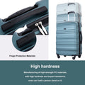 Tripcomp Hardside Luggage Set 3 - Piece Set (21/25/29) Lightweight Suitcase 4 - Wheeled Suitcase Set(Purple)